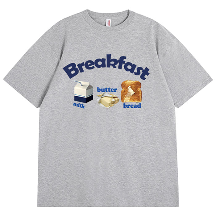 VILZSTUDIOS Graphic T-Shirt featuring breakfast design
