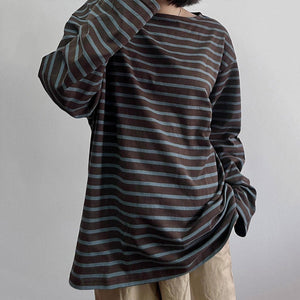 VILZSTUDIOS Striped long sleeve t-shirt for casual wear