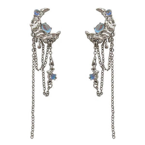 VILZSTUDIOS Asymmetrical earrings made from zinc alloy