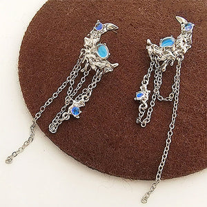 VILZSTUDIOS Asymmetrical earrings made from zinc alloy