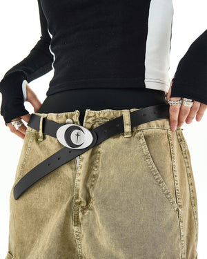 VILZSTUDIOS Stylish belt with celestial buckle