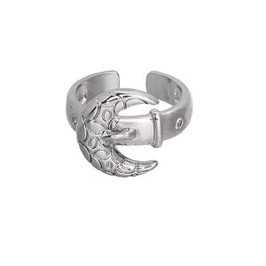 VILZSTUDIOS Celestial charm ring set featuring moon and star designs