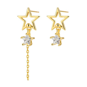 VILZSTUDIOS Asymmetric earrings with celestial design