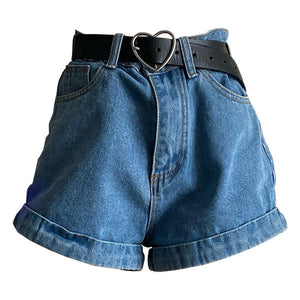VILZSTUDIOS Celestial Stitch Denim Shorts for casual style