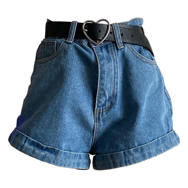 VILZSTUDIOS Celestial Stitch Denim Shorts for casual style