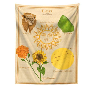 VILZSTUDIOS Horoscope aesthetic tapestry for wall decor