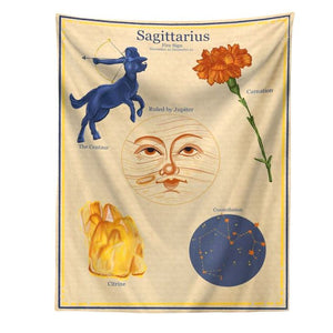 VILZSTUDIOS Horoscope aesthetic tapestry for wall decor