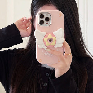 VILZSTUDIOS Stylish iPhone case featuring celestial wing design