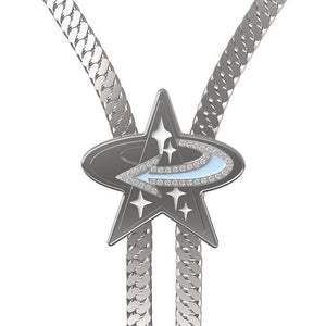 VILZSTUDIOS Stylish chain necklace with shooting star pendant