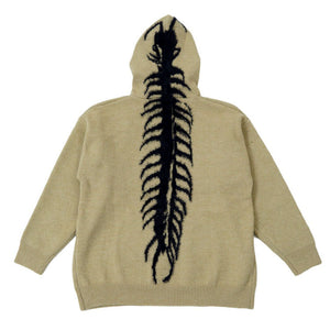 VILZSTUDIOS Centipede textured sweater hoodie from VILZSTUDIOS