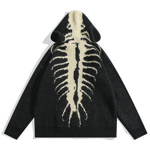 VILZSTUDIOS Centipede textured sweater hoodie from VILZSTUDIOS