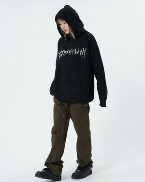 VILZSTUDIOS Centipede textured sweater hoodie from VILZSTUDIOS