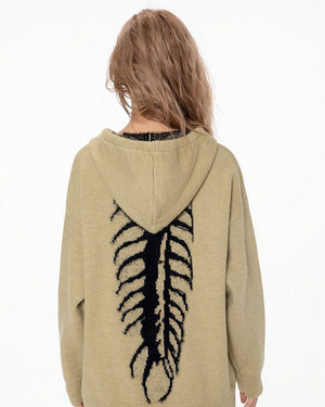 VILZSTUDIOS Centipede textured sweater hoodie from VILZSTUDIOS
