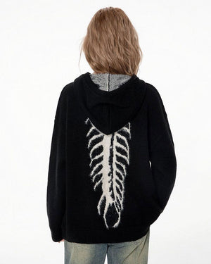 VILZSTUDIOS Centipede textured sweater hoodie from VILZSTUDIOS