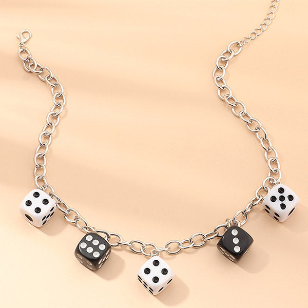 VILZSTUDIOS Charmed playful dice necklace for stylish accessory