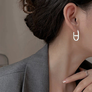 VILZSTUDIOS Stylish mini earrings made of zinc alloy
