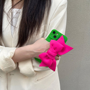 VILZSTUDIOS Stylish bow wristband phone case