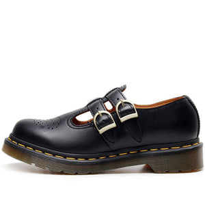 VILZSTUDIOS Stylish Mary Jane buckle strap flats