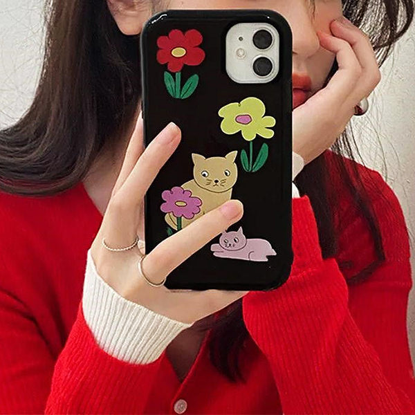 VILZSTUDIOS Cute floral phone case for iPhone