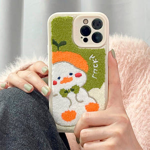 VILZSTUDIOS Duck embroidery phone case for iPhone