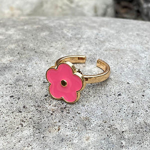 VILZSTUDIOS Floral spinning ring for anxiety relief and focus