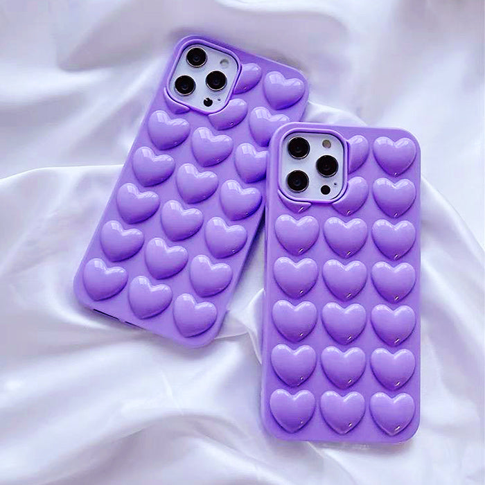 VILZSTUDIOS Stylish iPhone case with a heart bubble design