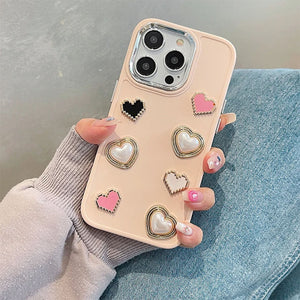 VILZSTUDIOS Cute phone case with heart design