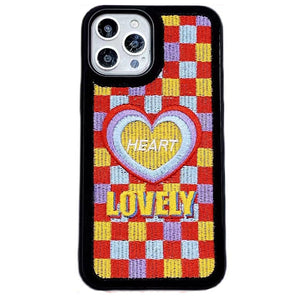 VILZSTUDIOS Stylish heart-themed iPhone case for trendy protection