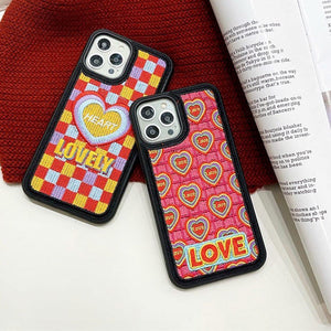 VILZSTUDIOS Stylish heart-themed iPhone case for trendy protection
