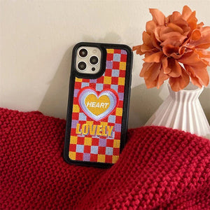 VILZSTUDIOS Stylish heart-themed iPhone case for trendy protection