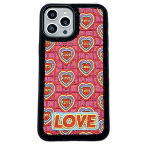 VILZSTUDIOS Stylish heart-themed iPhone case for trendy protection