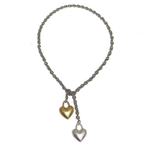 VILZSTUDIOS Stylish heart link necklace for fashion enthusiasts