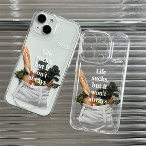 VILZSTUDIOS Stylish Life Sucks iPhone Case for trendy protection