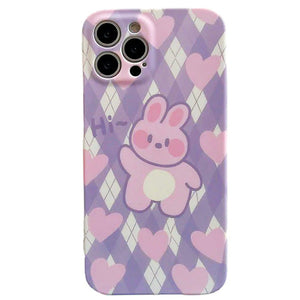 VILZSTUDIOS Stylish argyle phone case for iPhone