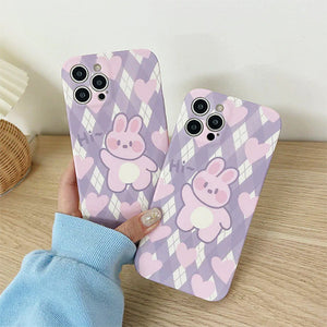 VILZSTUDIOS Stylish argyle phone case for iPhone