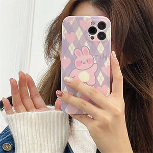 VILZSTUDIOS Stylish argyle phone case for iPhone