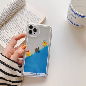 VILZSTUDIOS Floating Ducks Liquid iPhone Case for stylish protection
