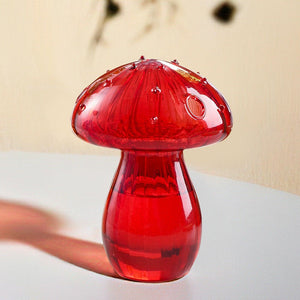 VILZSTUDIOS Nordic mushroom glass vase for home decoration