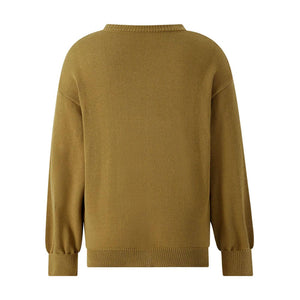 VILZSTUDIOS Knit pullover with plaid star patch