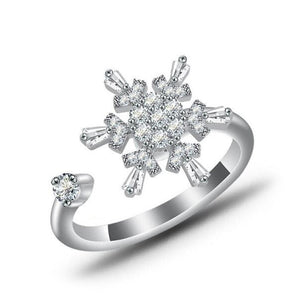 VILZSTUDIOS snowflake fidget ring