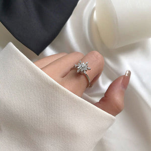 VILZSTUDIOS snowflake fidget ring