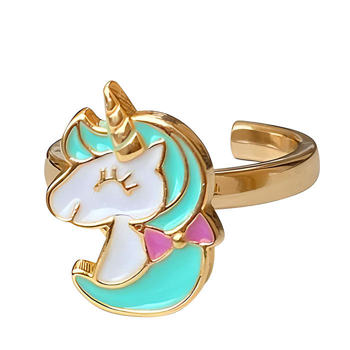 VILZSTUDIOS Aesthetic charm ring with rotating feature
