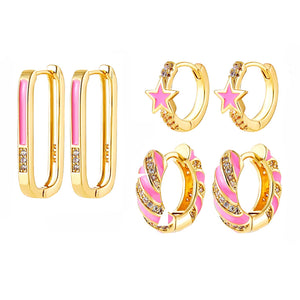 VILZSTUDIOS Earring set featuring three distinct pairs