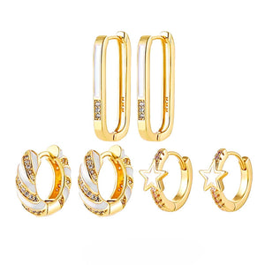 VILZSTUDIOS Earring set featuring three distinct pairs