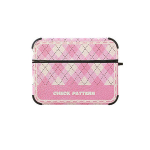 VILZSTUDIOS Checkered design airpods case for stylish protection