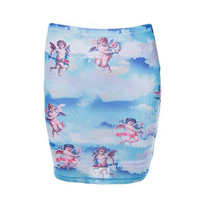 VILZSTUDIOS Chic Angelic Mini Skirt from VILZSTUDIOS