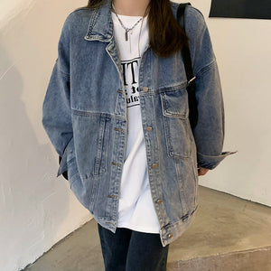 VILZSTUDIOS Chic asymmetrical denim jacket from VILZSTUDIOS