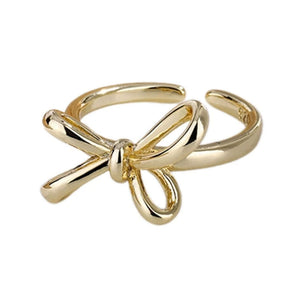 VILZSTUDIOS Adjustable ring with bow design