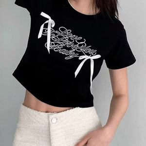 VILZSTUDIOS Chic crop top with bow details
