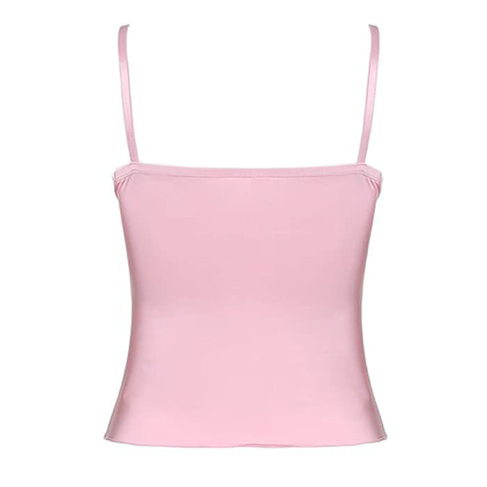 VILZSTUDIOS Chic Bow Lace Coquette Top by VILZSTUDIOS